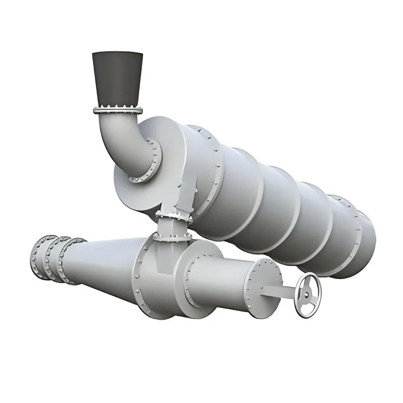 Трехпродуктовый тяжелосредный гидроциклон