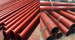 Самопропагирующаяся керамическая износостойкая труба