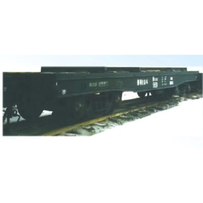 100-тонная вагон-платформа для стальных заготовок