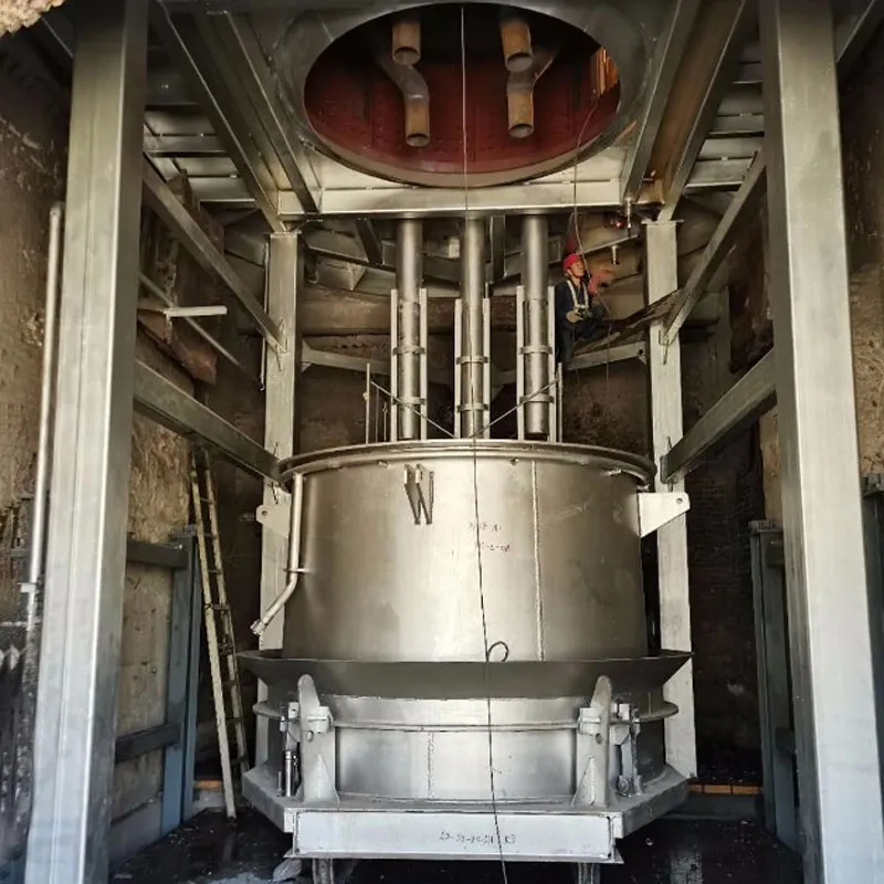 Корундовая печь для очистки от оболочки