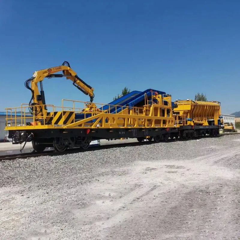 Путевая машина для автоматизированной очистки и отвозки грунта