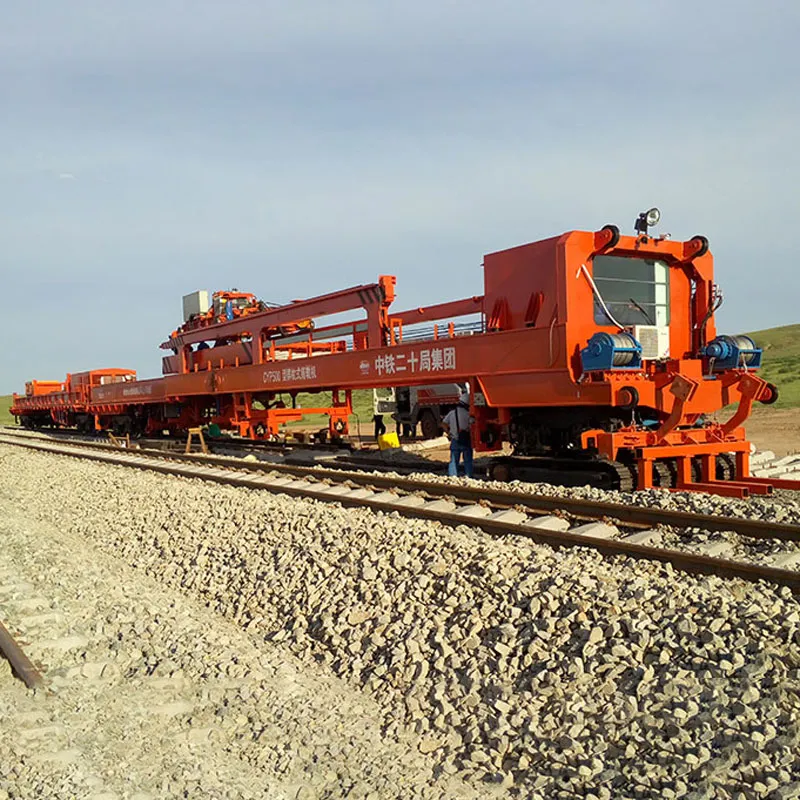 Укладочный состав для длинных рельсов со спаренными шпалами типа CYP500