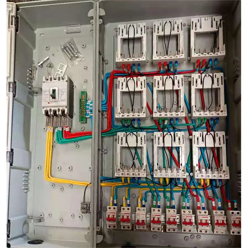 Шкаф учета электроэнергии SMC для девяти однофазных электросчетчиков