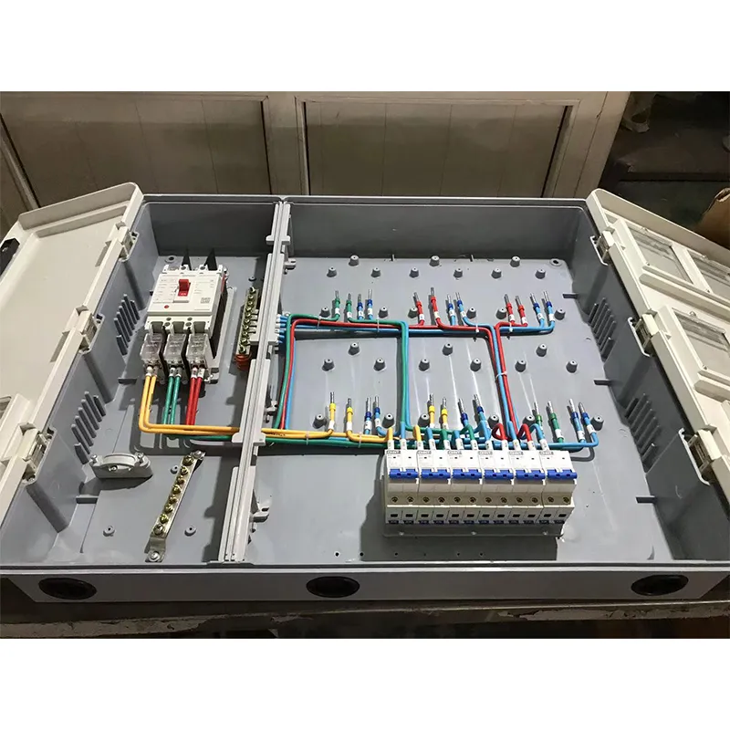 Шкаф учета электроэнергии SMC для четырех однофазных электросчетчиков