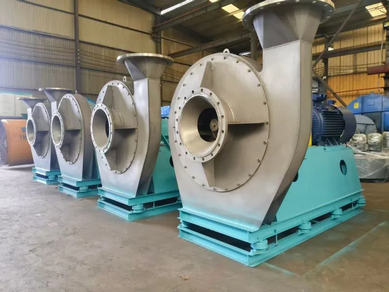 Stainless steel high-pressure centrifugal fan 9-26NO7.1D is dispatched to domestic chemical enterprises.