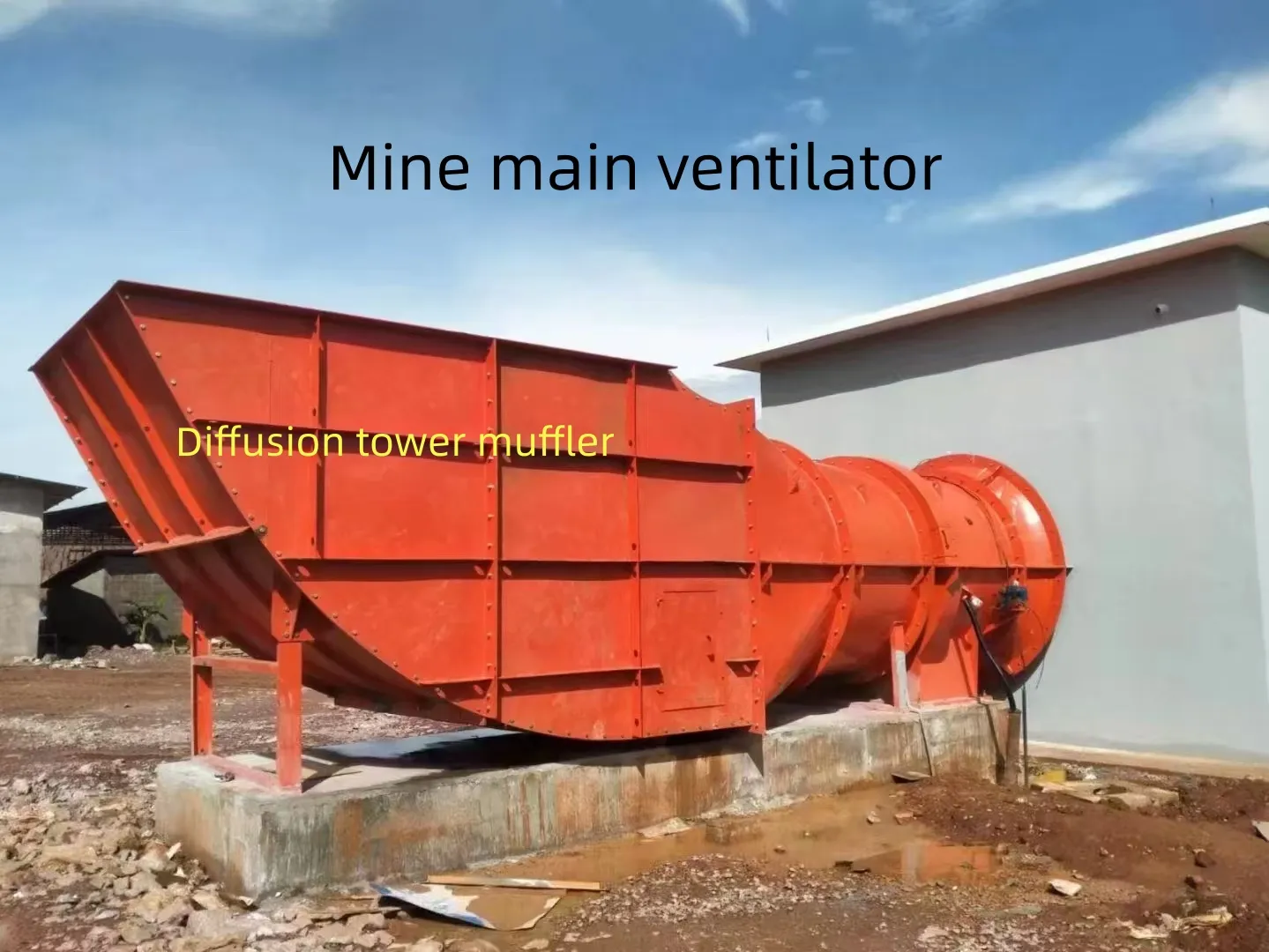 JK Series Mine Axial Flow Fans Underground Mine Fans