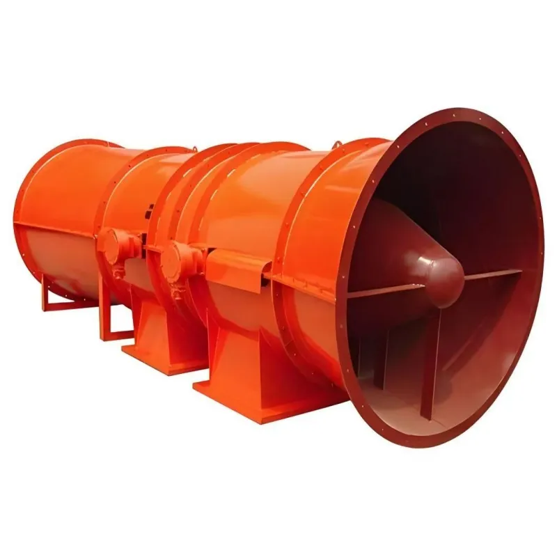 DK45 shaft flow fan for metal mines ventilation fan