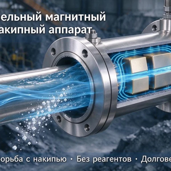 Инновационное решение для борьбы с накипью в шахтных транспортных трубопроводах, результаты измерений устройства для удаления окалины с редкоземельными постоянными магнитами