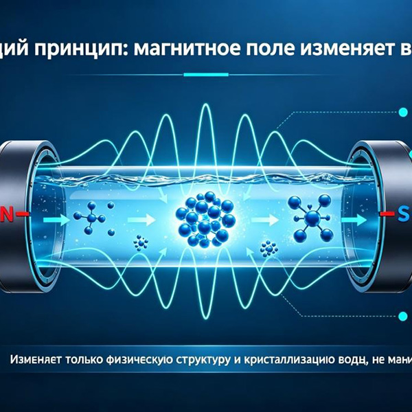 Общий принцип: как магнитные поля «изменяют» воду.