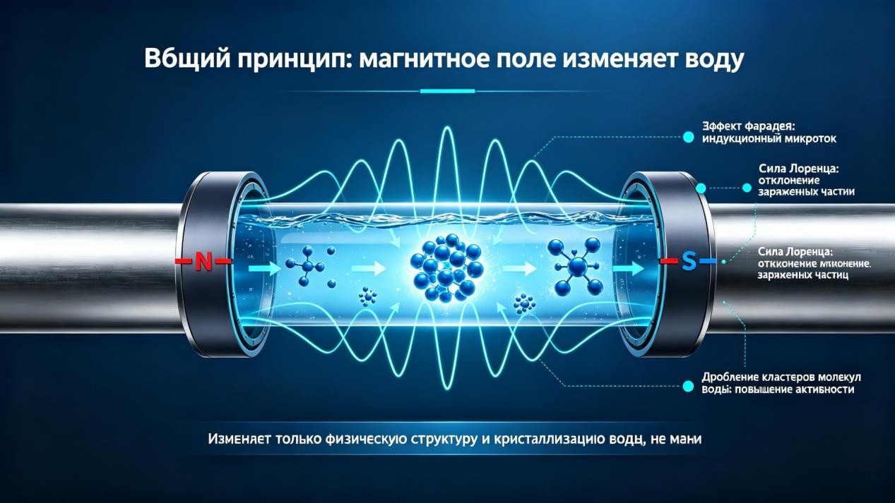 Общий принцип как магнитные поля «изменяют» воду 916 (2)