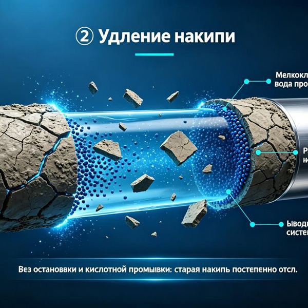 Удаление накипи (удаление стойких загрязнений)