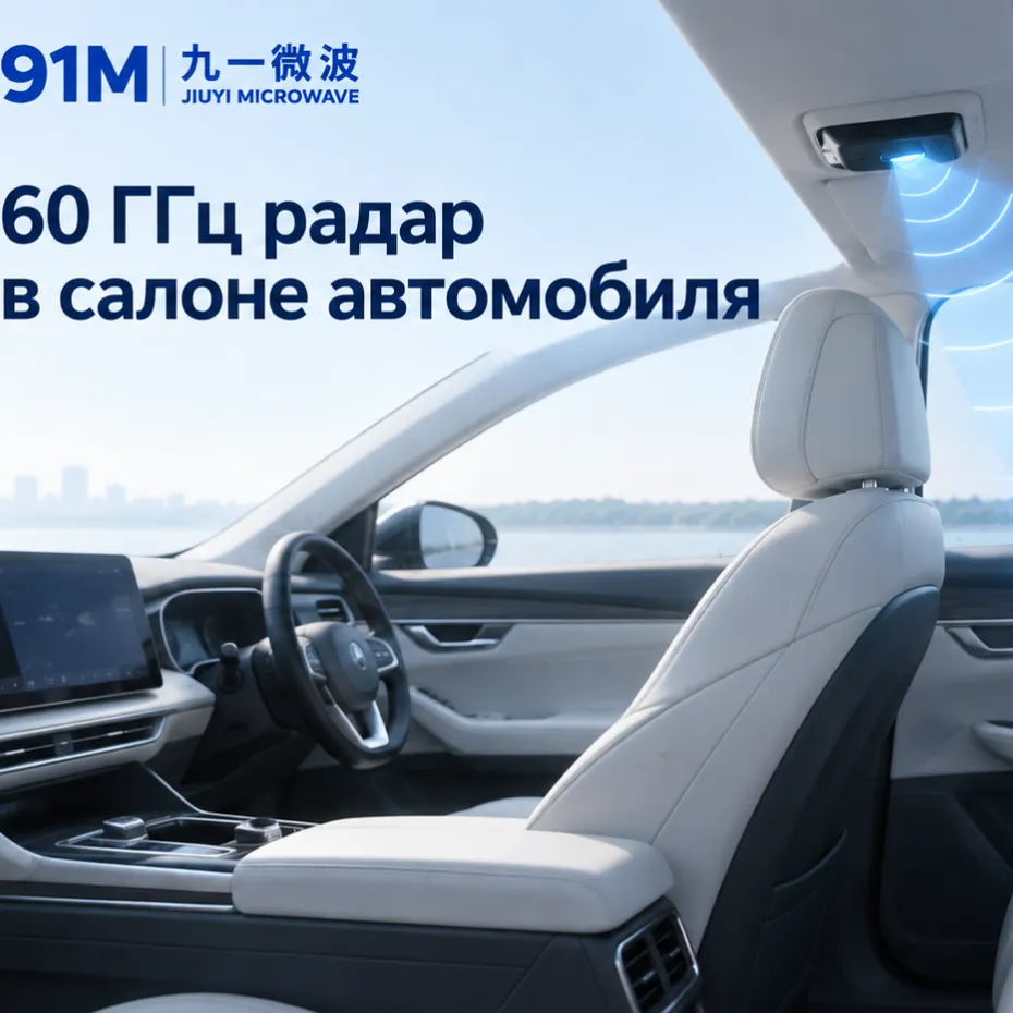 60 ГГц радар приходит в салон автомобиля: новый этап систем безопасности