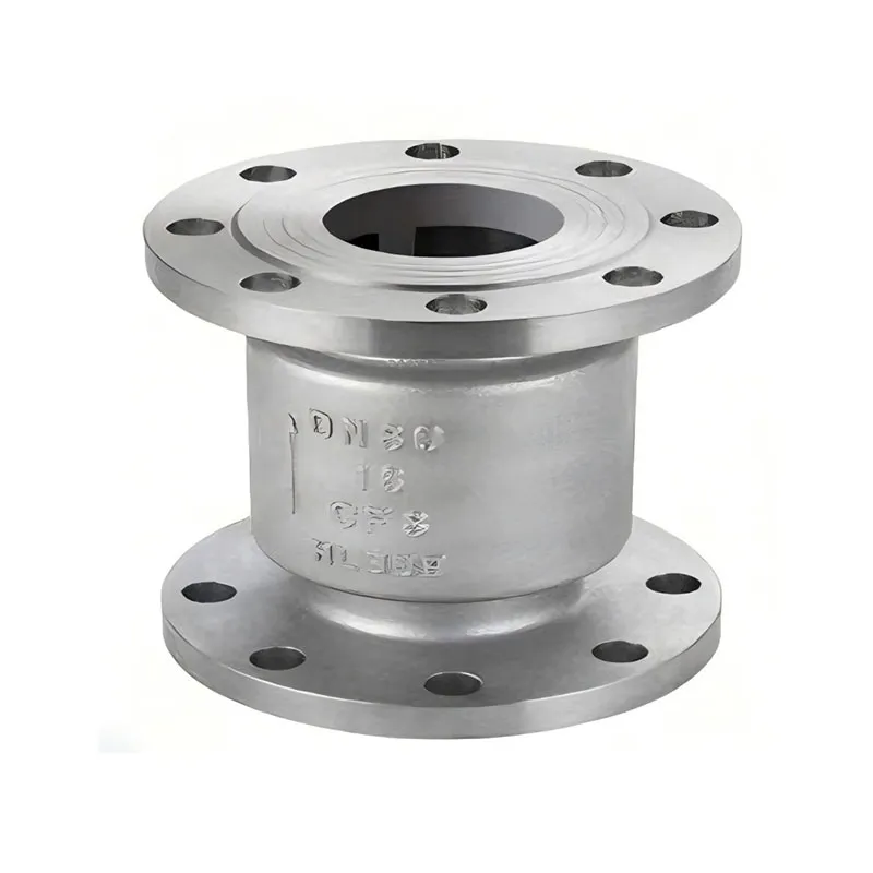 Вертикальный обратный клапан с фланцами