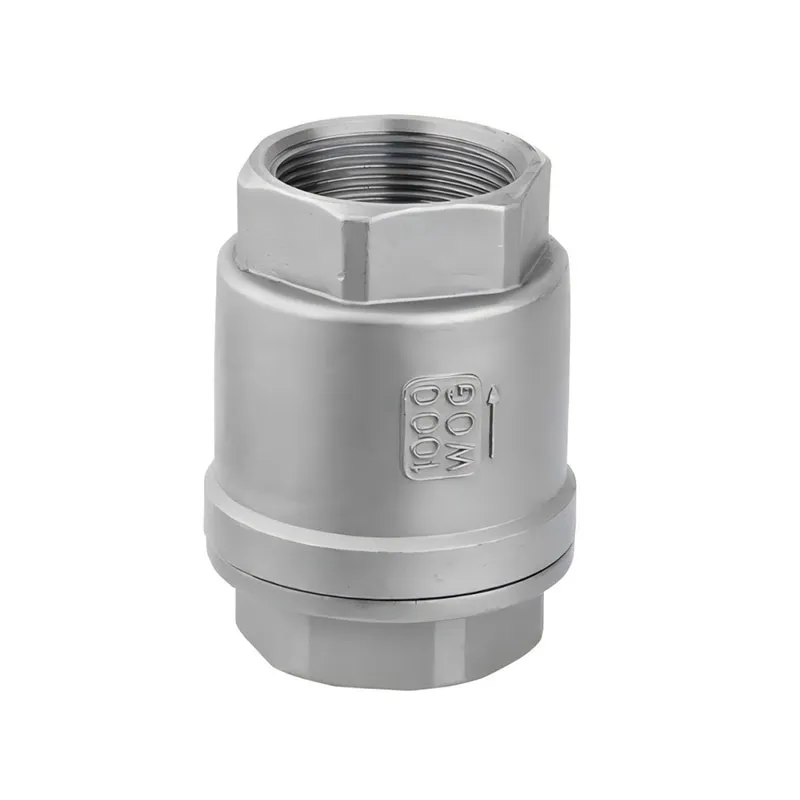 Вертикальный резьбовой обратный клапан