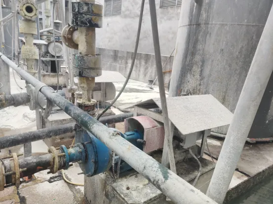 Перекачивающий насос C — Схема места установки