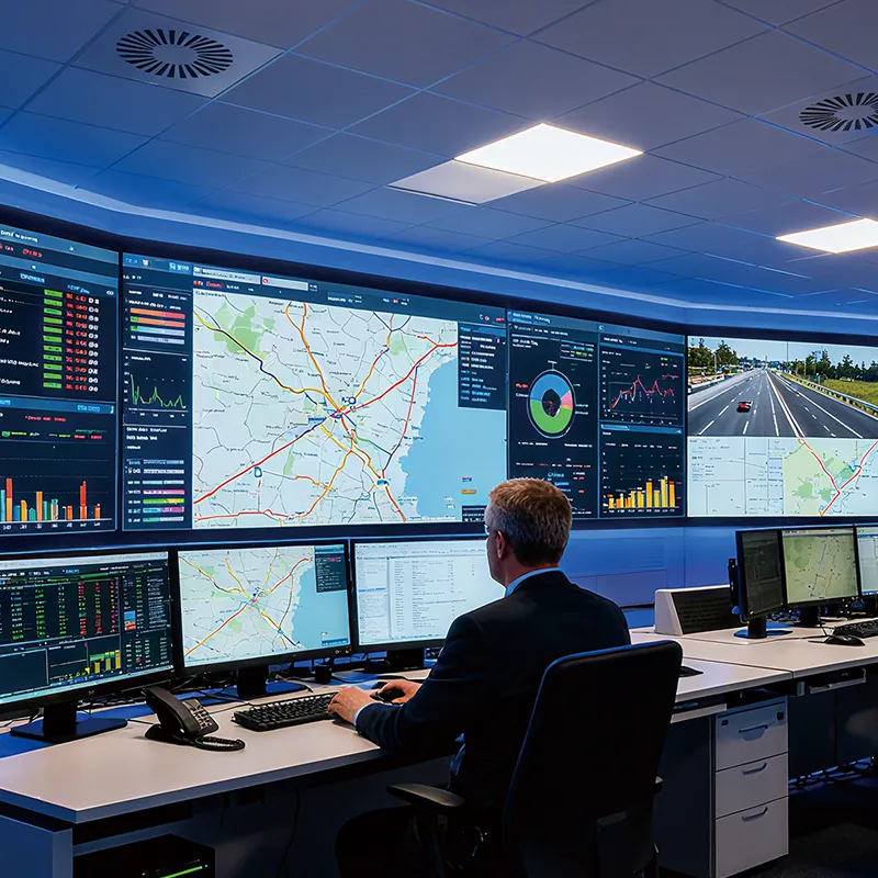 Светодиодное дисплейное решение для диспетчерской