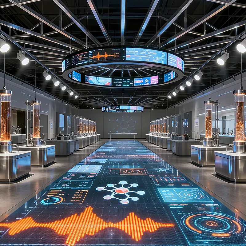 Светодиодные напольные панели