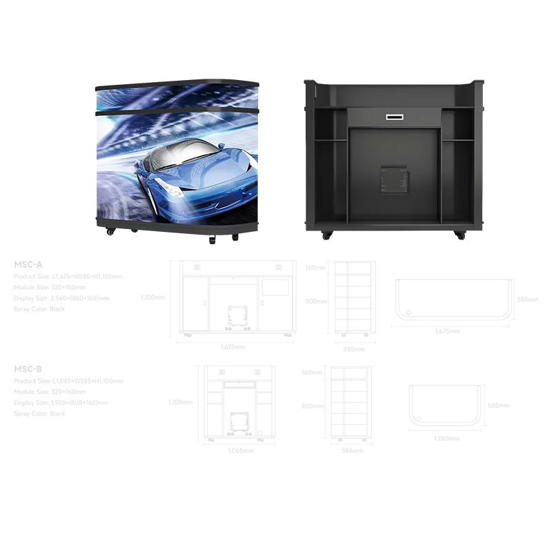 Светодиодный экран для ресепшена