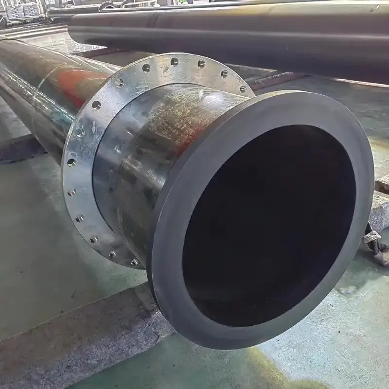 Труба ПЭ композитная армированная стальной сеткой для угольных шахт