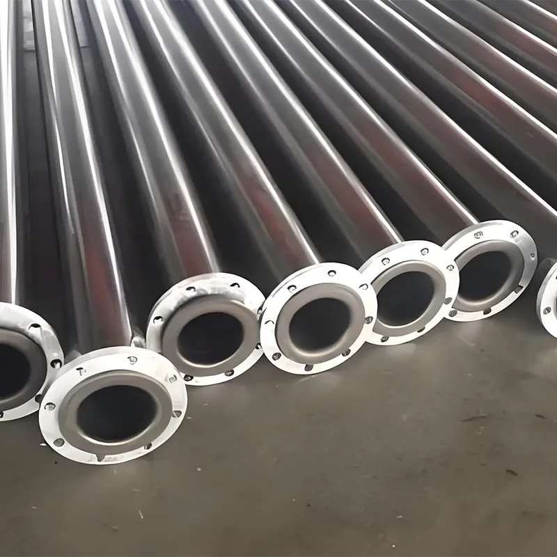 Труба ПЭ композитная армированная стальной сеткой для угольных шахт