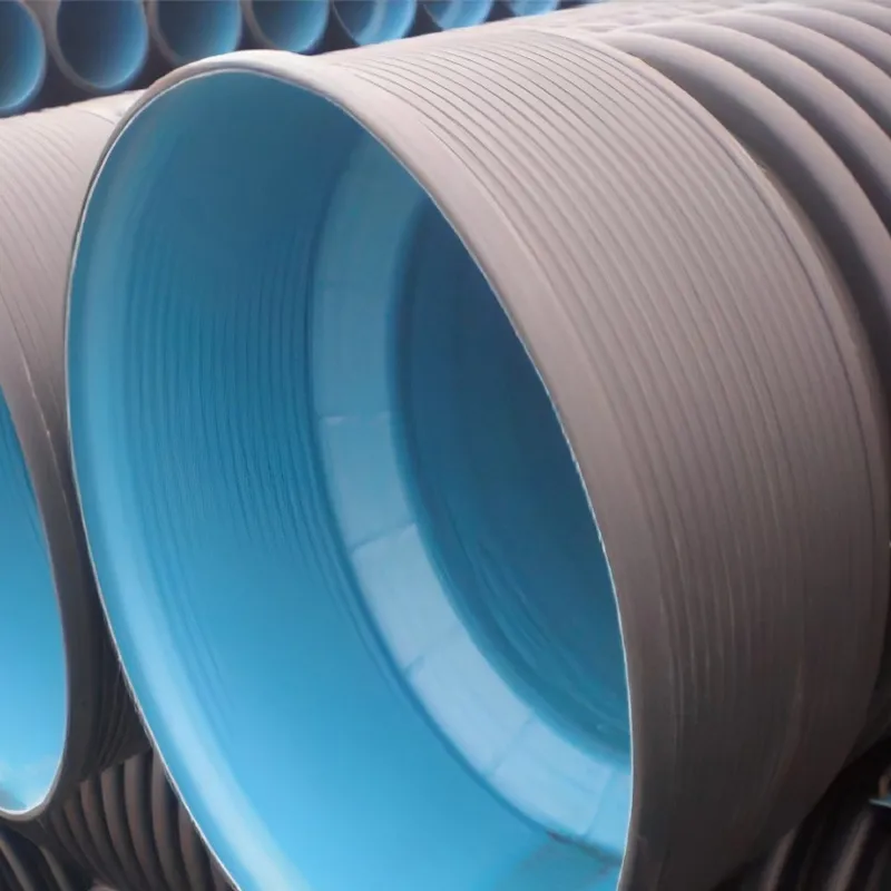 Труба ПЭВП двухстенная гофрированная