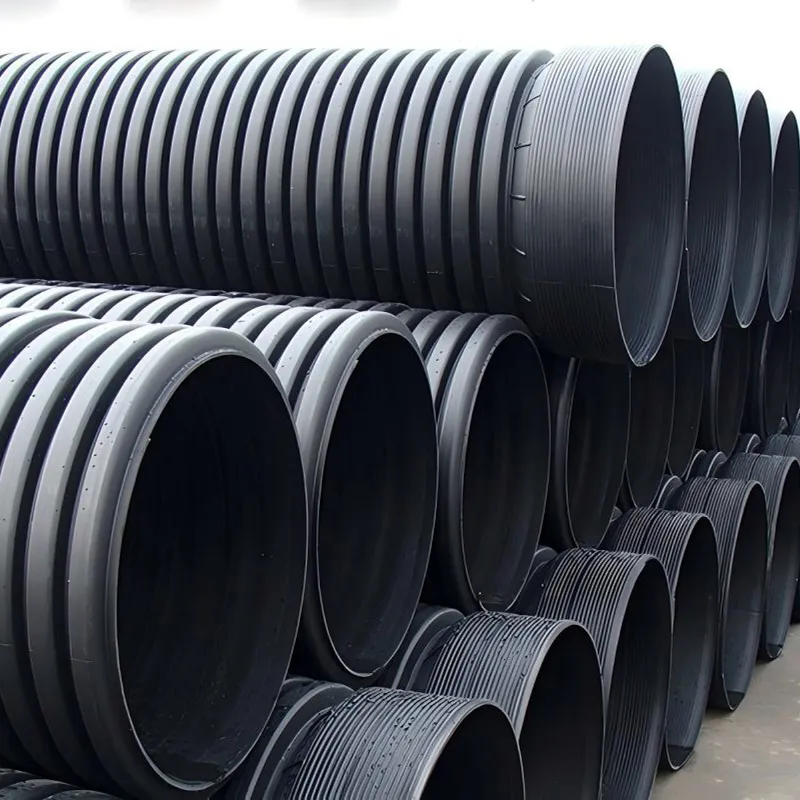 Труба ПЭВП двухстенная гофрированная