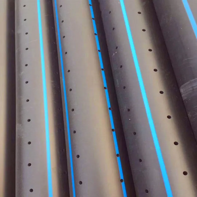 Труба дренажная перфорированная из ПЭ и ПВХ