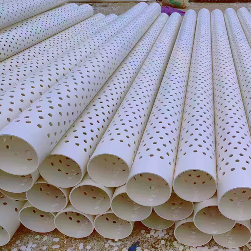 Труба дренажная перфорированная из ПЭ и ПВХ