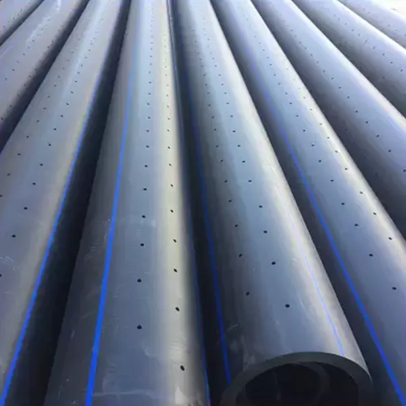 Труба дренажная перфорированная из ПЭ и ПВХ