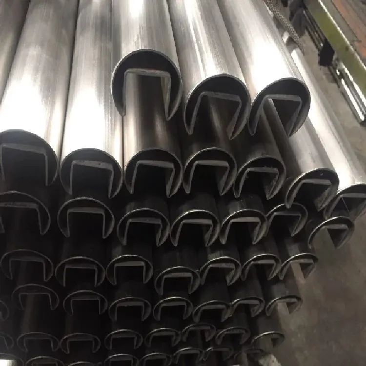 Нержавеющая круглая желобчатая труба