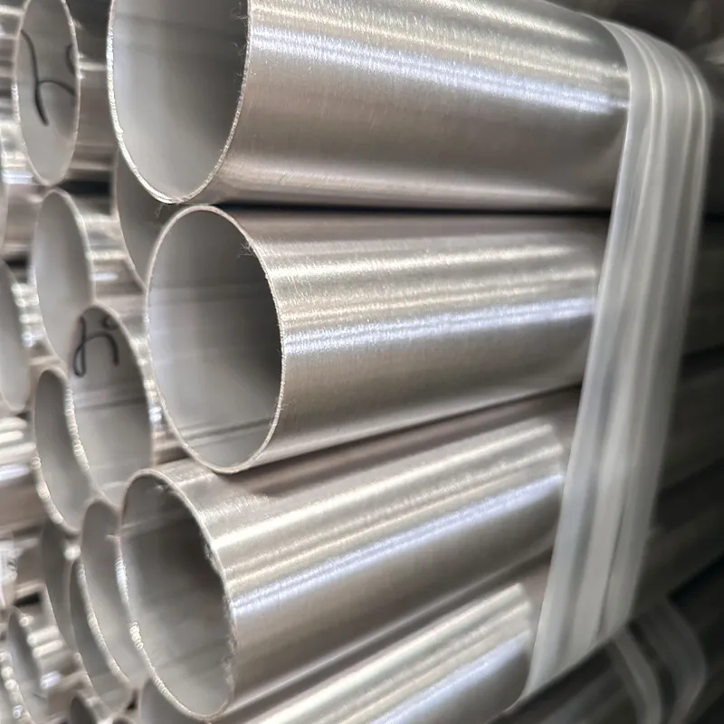 Нержавеющая круглая труба с матовой поверхностью