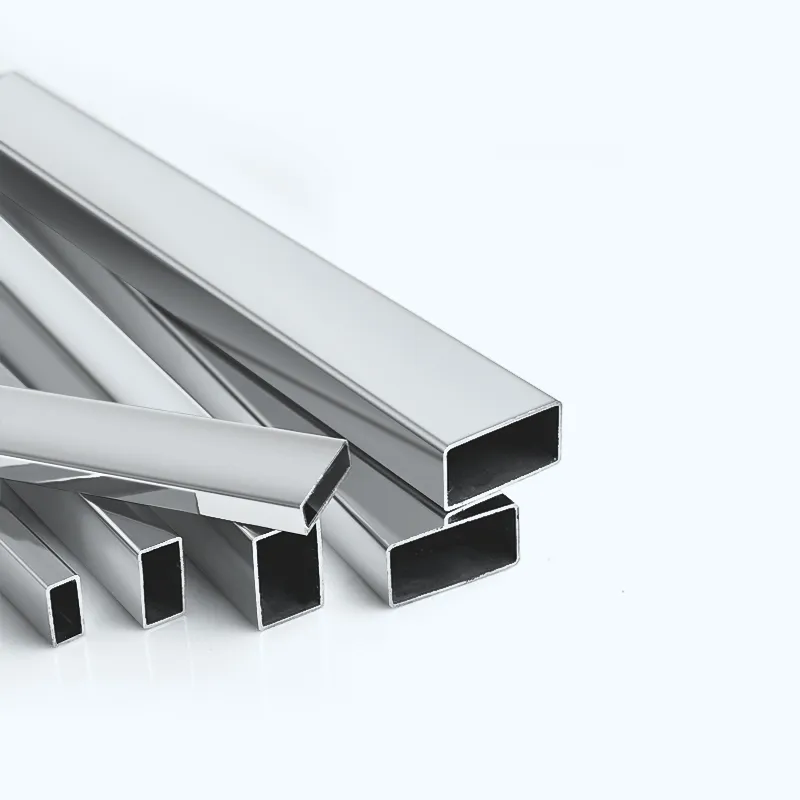 Нержавеющая прямоугольная труба с зеркальной поверхностью