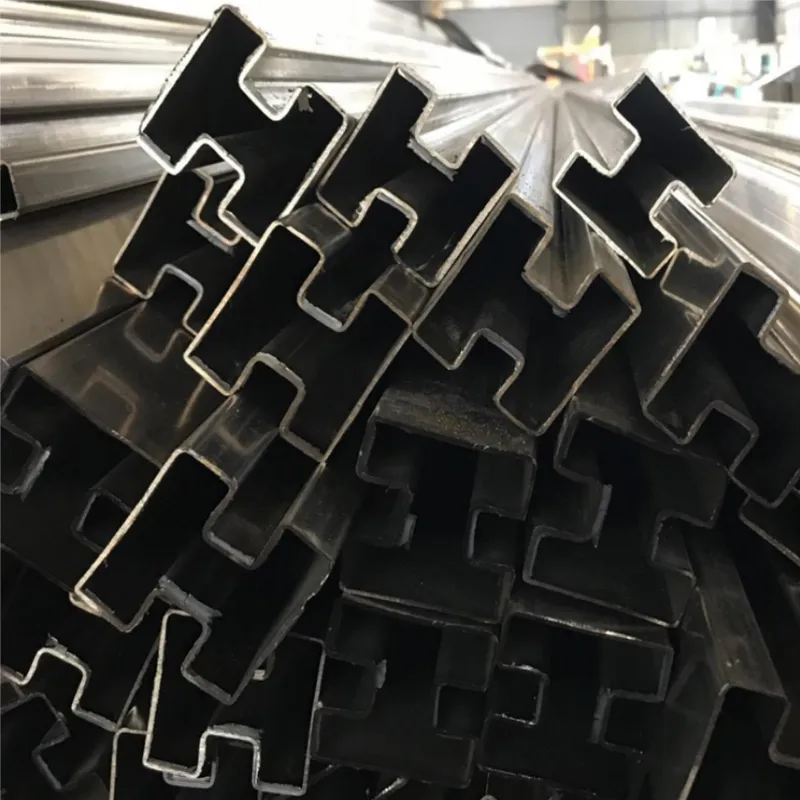 Нержавеющая квадратная желобчатая труба