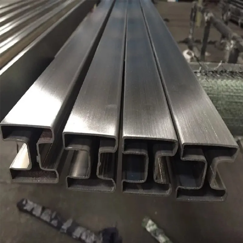 Нержавеющая квадратная желобчатая труба