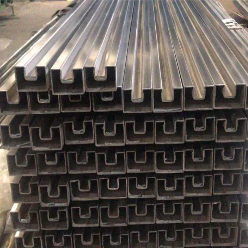 Нержавеющая прямоугольная желобчатая труба