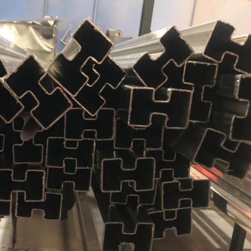 Нержавеющая прямоугольная желобчатая труба