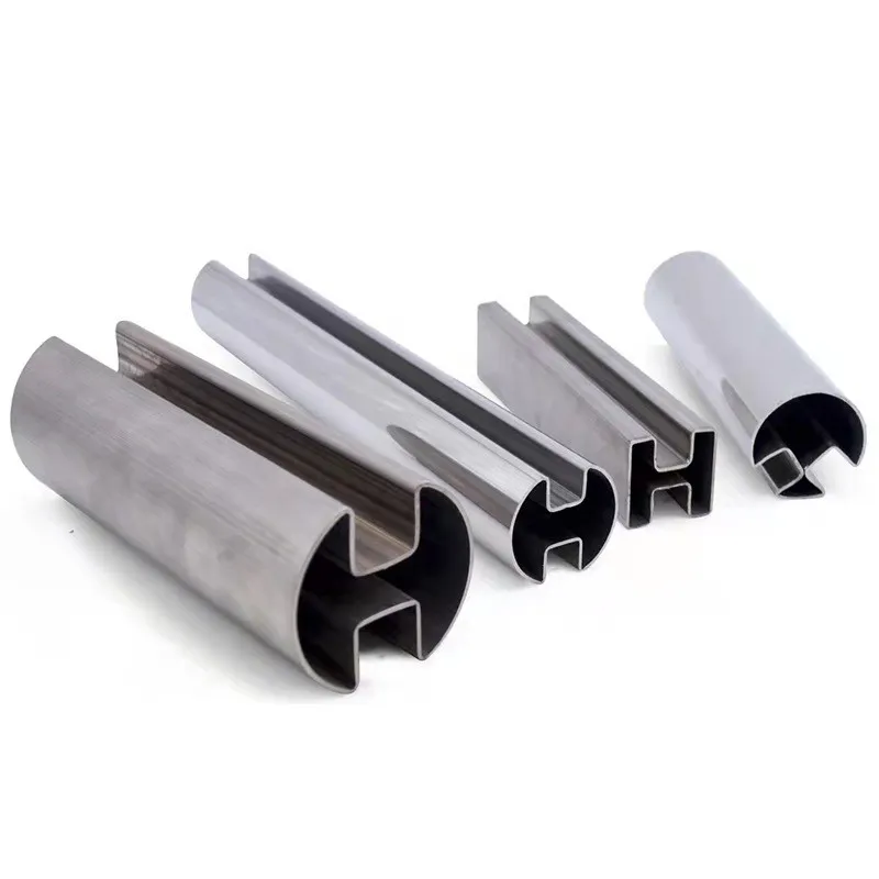 Нержавеющая круглая желобчатая труба