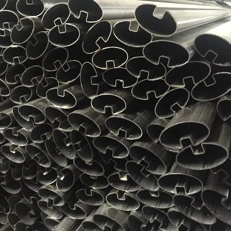 Нержавеющая профильная желобчатая труба