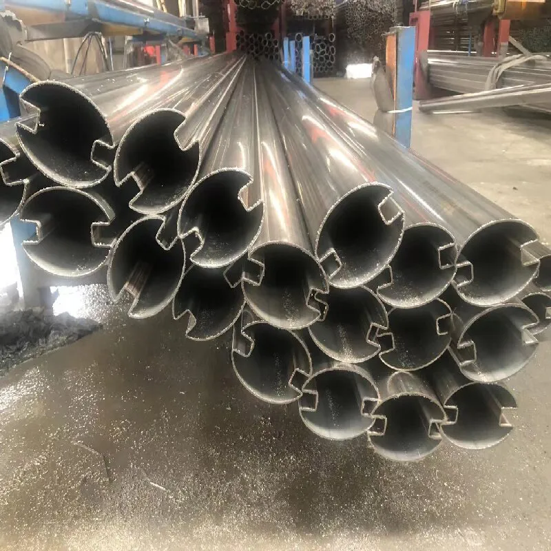 Нержавеющая профильная желобчатая труба