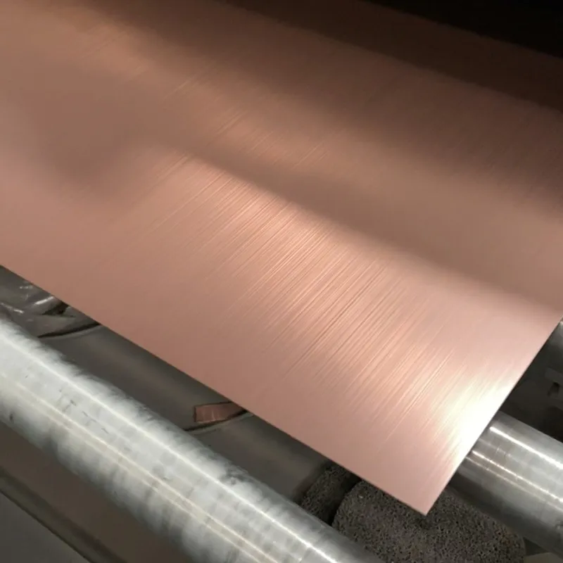 Нержавеющий лист с титановым покрытием (PVD)