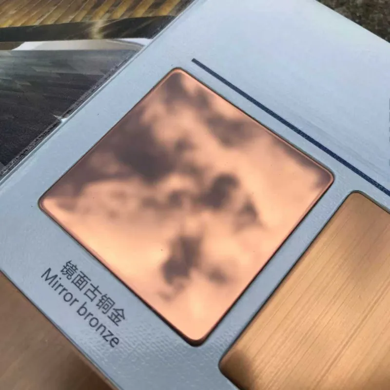 Нержавеющий лист с титановым покрытием (PVD)