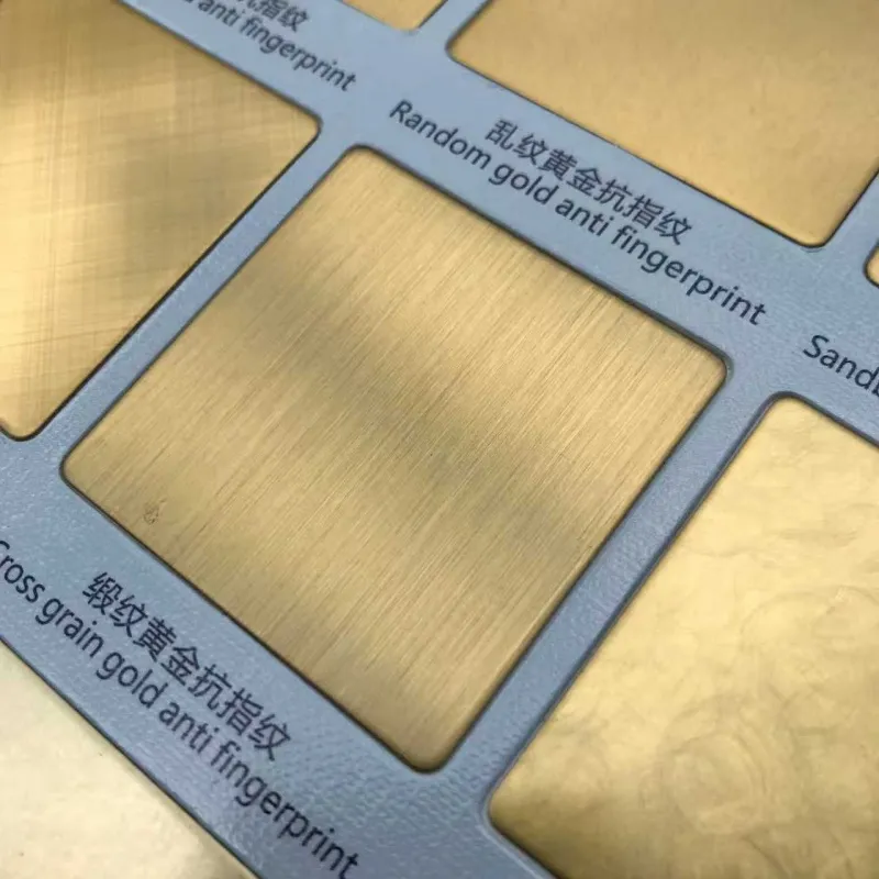 Нержавеющий лист с титановым покрытием (PVD)