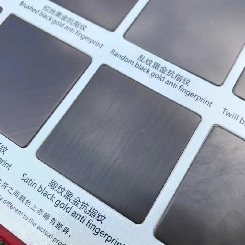 Нержавеющий лист с титановым покрытием (PVD)