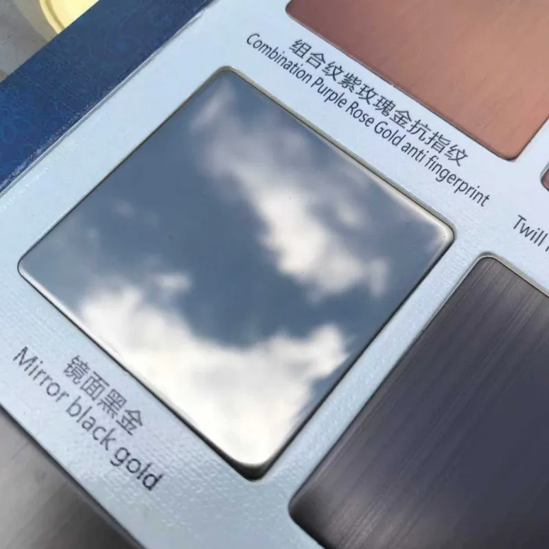 Нержавеющий лист с титановым покрытием (PVD)