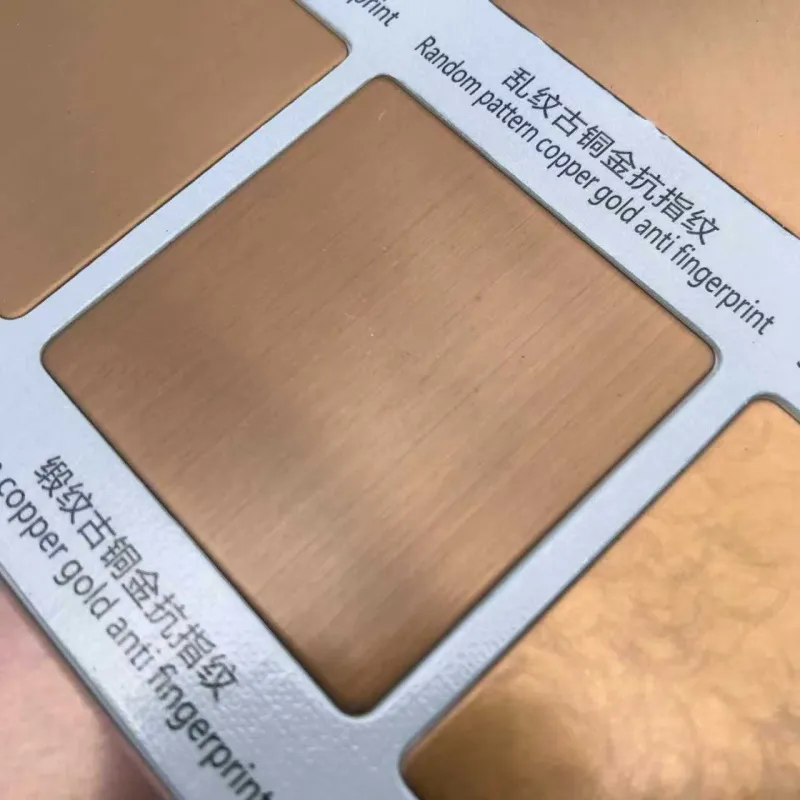 Нержавеющий лист с титановым покрытием (PVD)