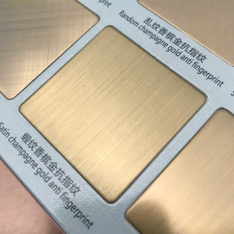 Нержавеющий лист с титановым покрытием (PVD)