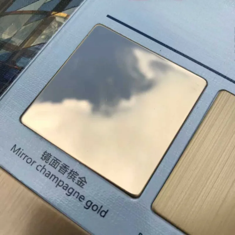 Нержавеющий лист с титановым покрытием (PVD)