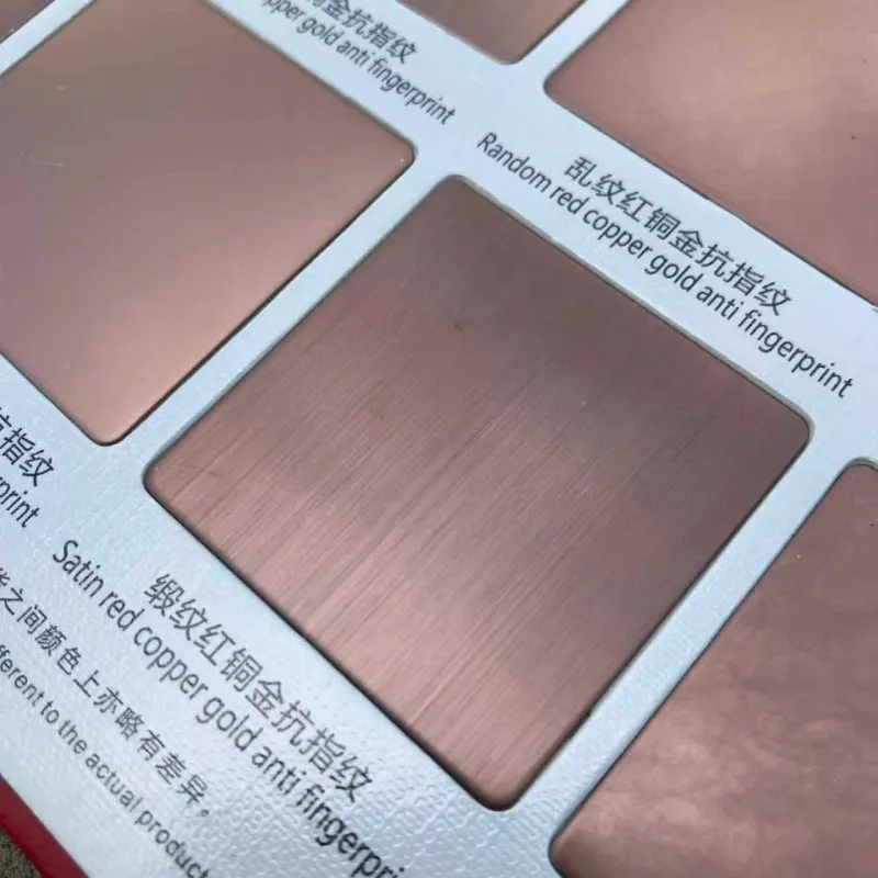 Нержавеющий лист с титановым покрытием (PVD)