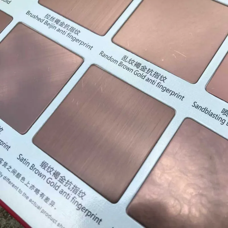 Нержавеющий лист с титановым покрытием (PVD)