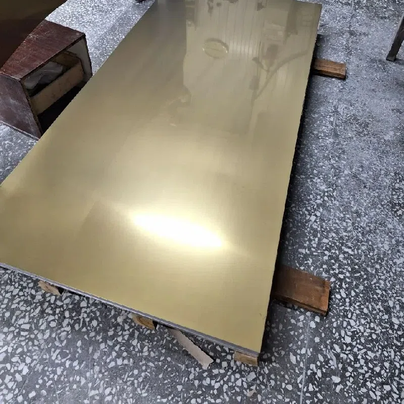 Нержавеющий лист с титановым покрытием (PVD)